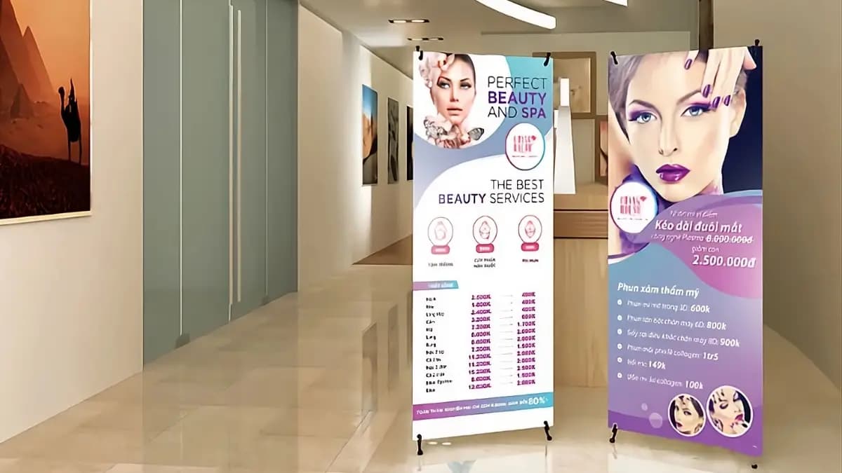 Vì Sao Nên Chọn Standee Chữ X Cường Lực Khi Trưng Bày Sự Kiện